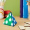 24 Pc Unfinished Wooden Triangles for Crafts, Geometric Shape for Wood Burning